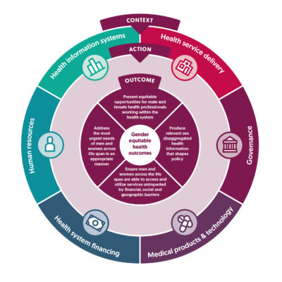 Gender policy health systems diagram