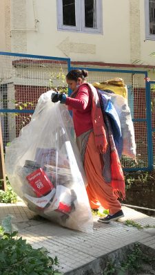 Door to door garbage collector in Shimla