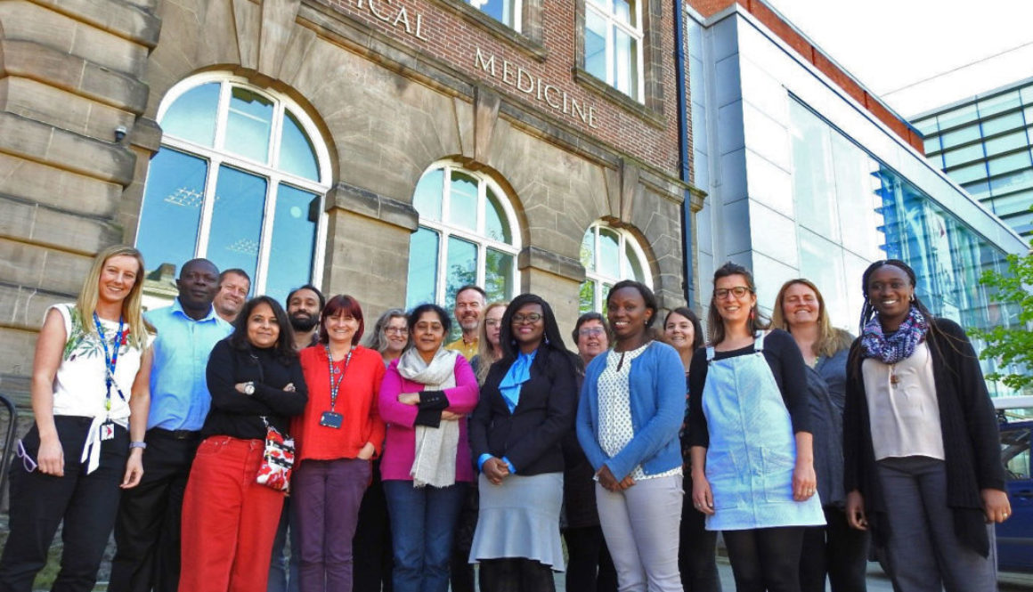 Group shot of researchers working on informal settlements