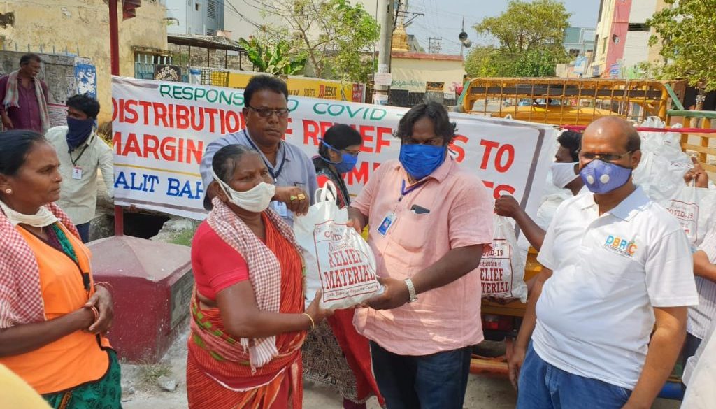 DBRC distribution of relief kits as part of the response