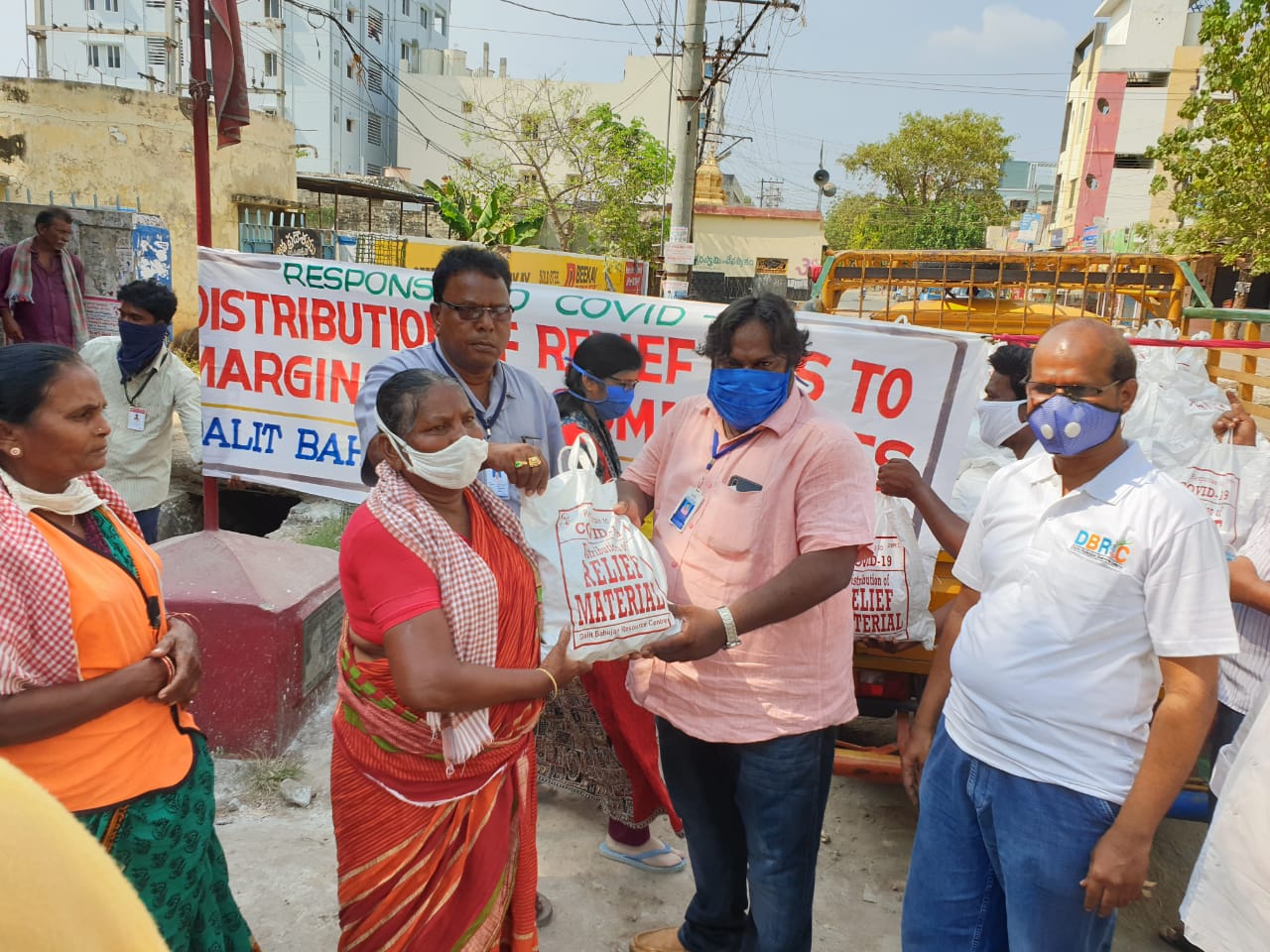 DBRC distribution of relief kits as part of the response