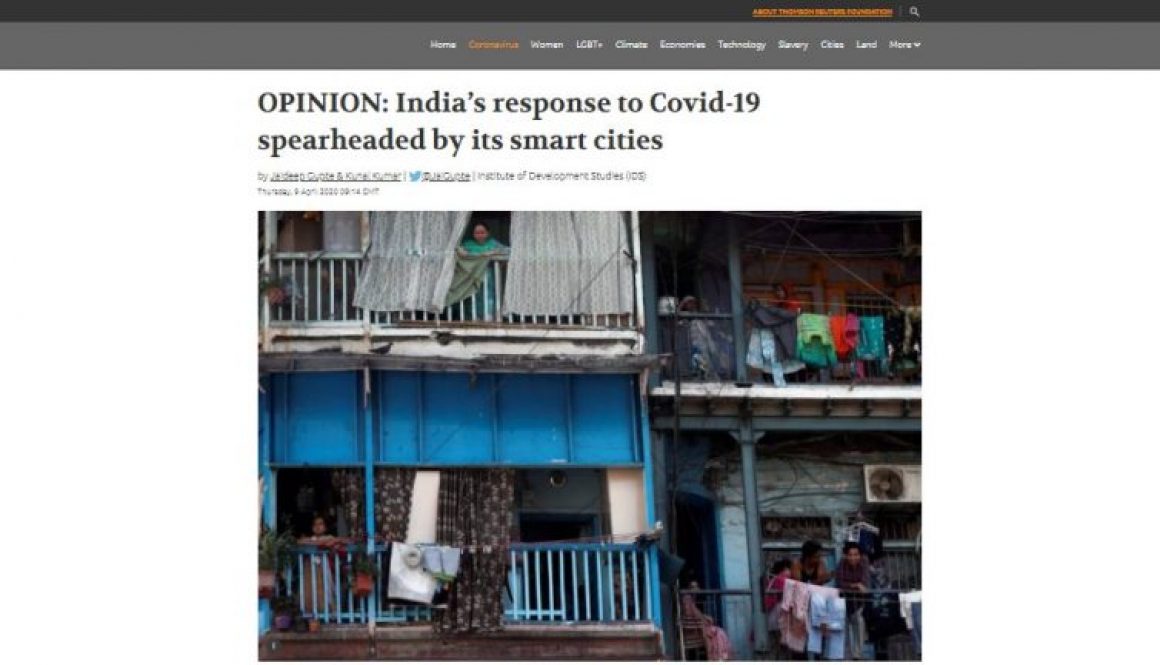 Smart cities and COVID-19