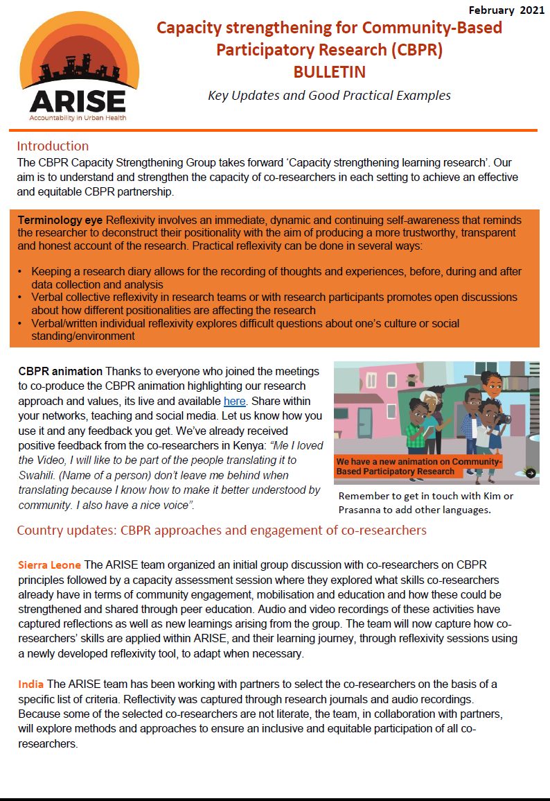 CBPR bulletin 2