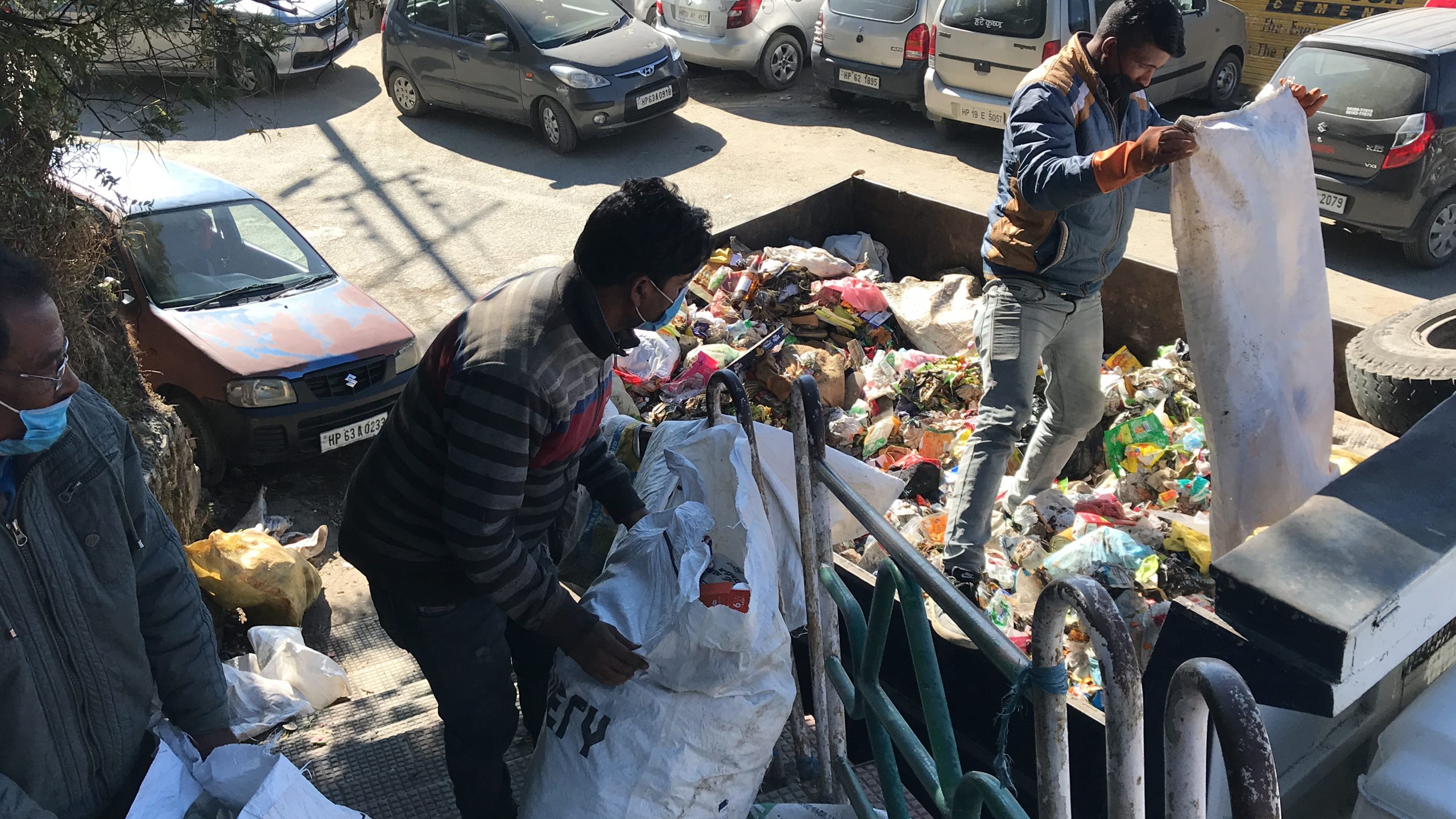 Garbage collection in Shimla