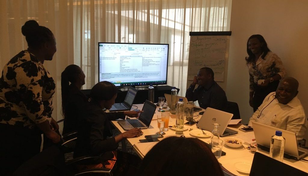 Kenya team working