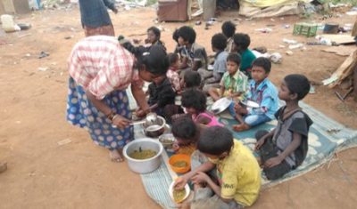 Children eating