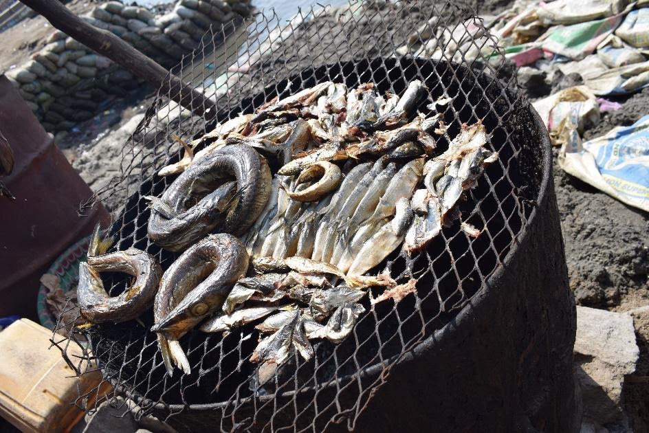 Locals engage in petty trade and fishing. 