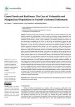 Unmet Needs and Resilience: The Case of Vulnerable and Marginalized Populations in Nairobi’s Informal Settlements