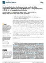 Pandemic Portraits—An Intersectional Analysis of the Experiences of People with Disabilities and Caregivers during COVID-19 in Bangladesh and Liberia