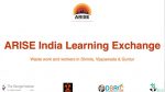 ARISE India Learning Exchange - Waste work and workers in Shimla, Vijayawada and Guntur